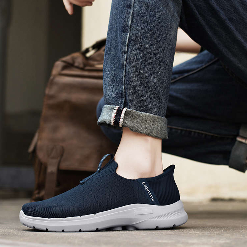 Men's Comfortable Waterproof Slip-On Casual Shoes Orthopedic Shoes