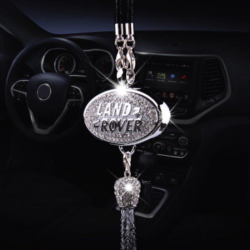 📣High-End Car Rearview Mirror Diamond-Encrusted Perfume Pendant