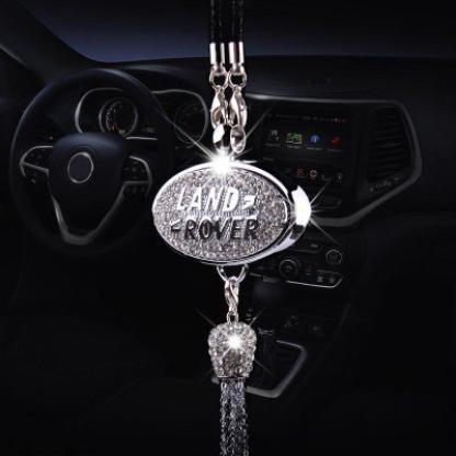 📣High-End Car Rearview Mirror Diamond-Encrusted Perfume Pendant