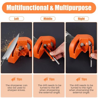 🛠️Multi-Function Drill Bit Sharpener