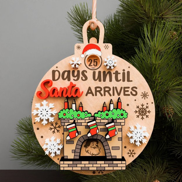 🎅Rotating Christmas Countdown Ornaments🎁