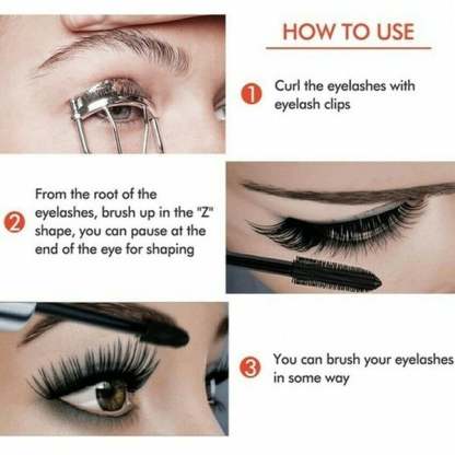Waterproof Silk Fibre Thick Lengthening Mascara