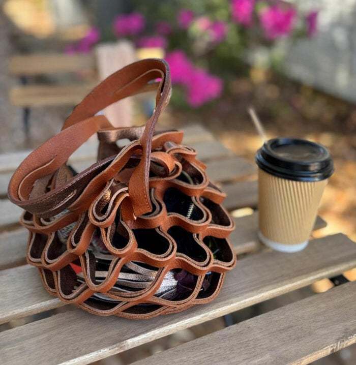 🔥Last Week Promotion 49% OFF 👜The Zest Bag - Handmade Leather Folding Tote Bag (🔥Same as in the video)