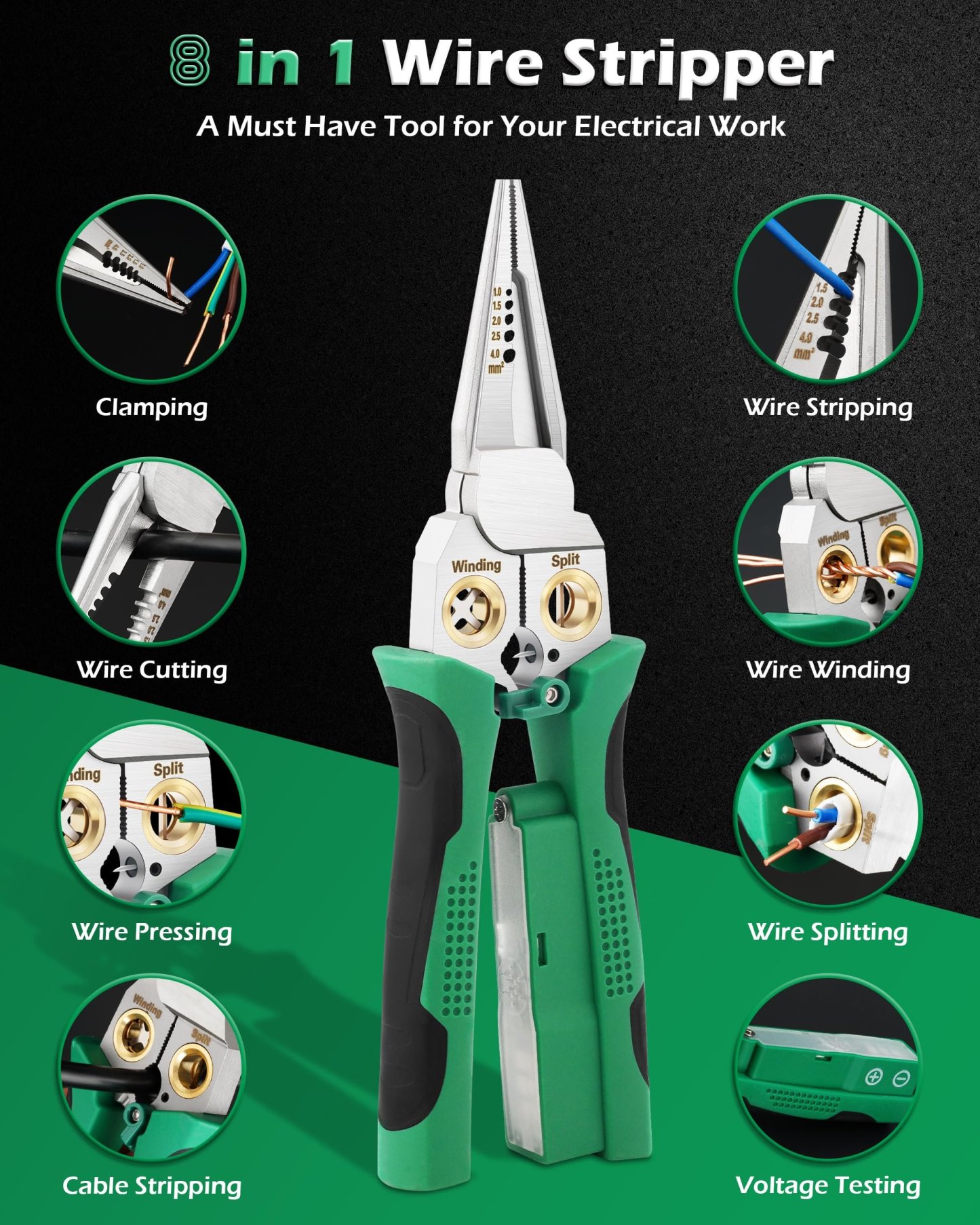 2025 Hot Sale 49% OFF🔥8 in 1 Multi-function wire strippers-PLAWLTD