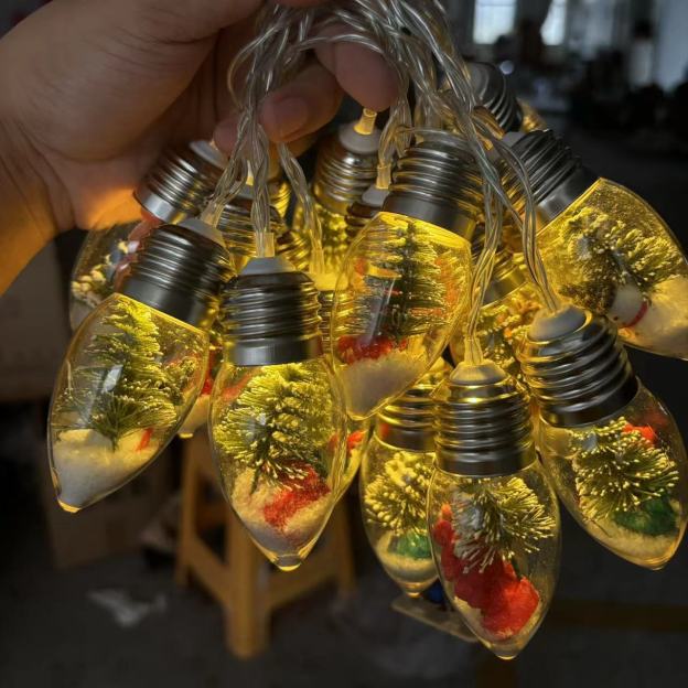 🎄2024 Christmas Vintage Decor String Light - Led Bulbs String Lights🎅