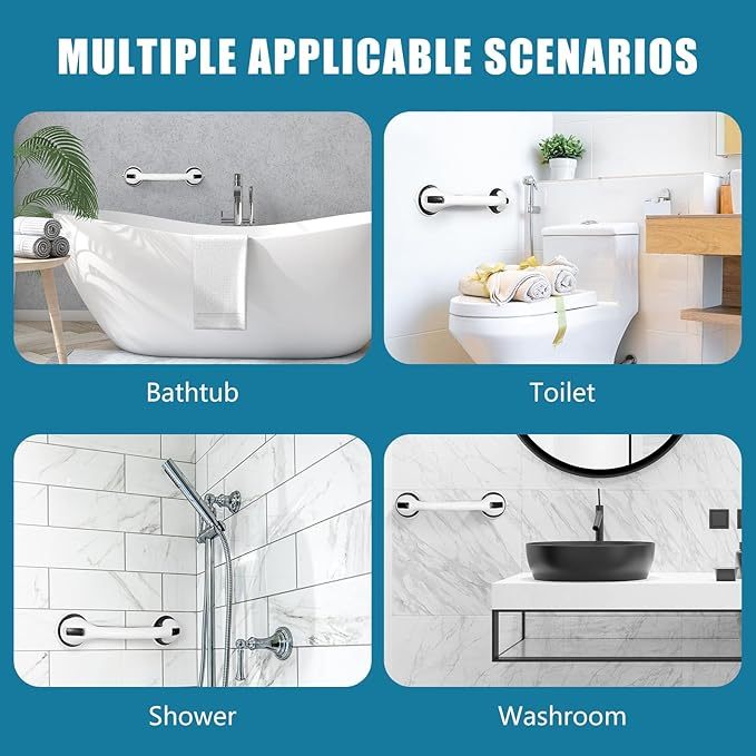 🔥Heavy Duty Shower Handle Removable Shower Handrails for Seniors and Elderly🔥