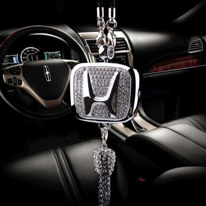 📣High-End Car Rearview Mirror Diamond-Encrusted Perfume Pendant