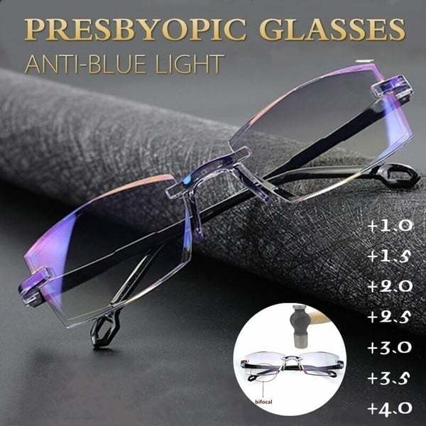 🎁Last Day Promotion 49% OFF🔥2025 New Sapphire high hardness anti blue light intelligent dual focus reading glasses👓(Almost Sold Out! ⏳)-PLAWLTD