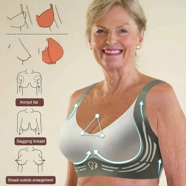 🎁 Last Day 49% Off - Super gather bra | Wireless Push-up Bra 👍No more sagging breasts