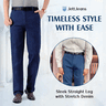 LAST DAY SALE 70% OFF - Men's High Waist Straight Fit Stretch Jeans-PLAWLTD