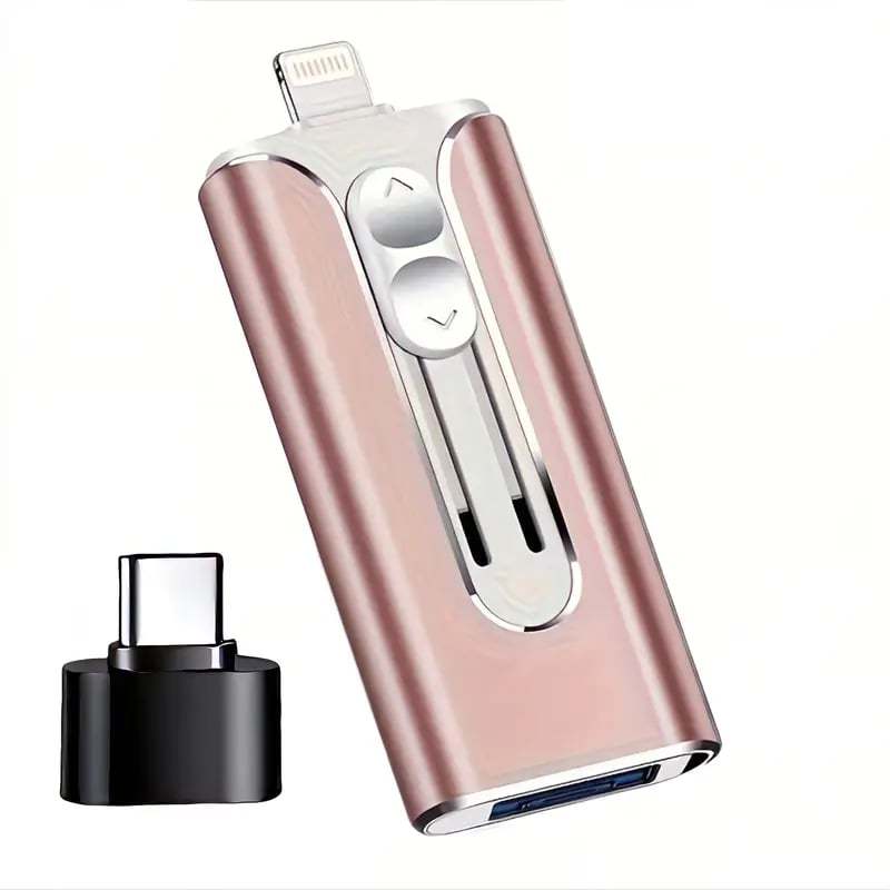 32~256GB Micro USB + 8 Pin + USB 3.0 4 in 1 Mobile Phone Computer U-Disk-PLAWLTD