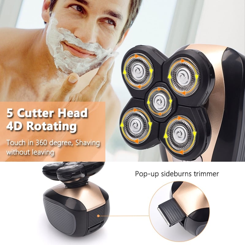 🔥Last Day 49% OFF - 🔥5 In 1 Effortless Head Shaving: Must-Have Shaver For Bald Guys💥 