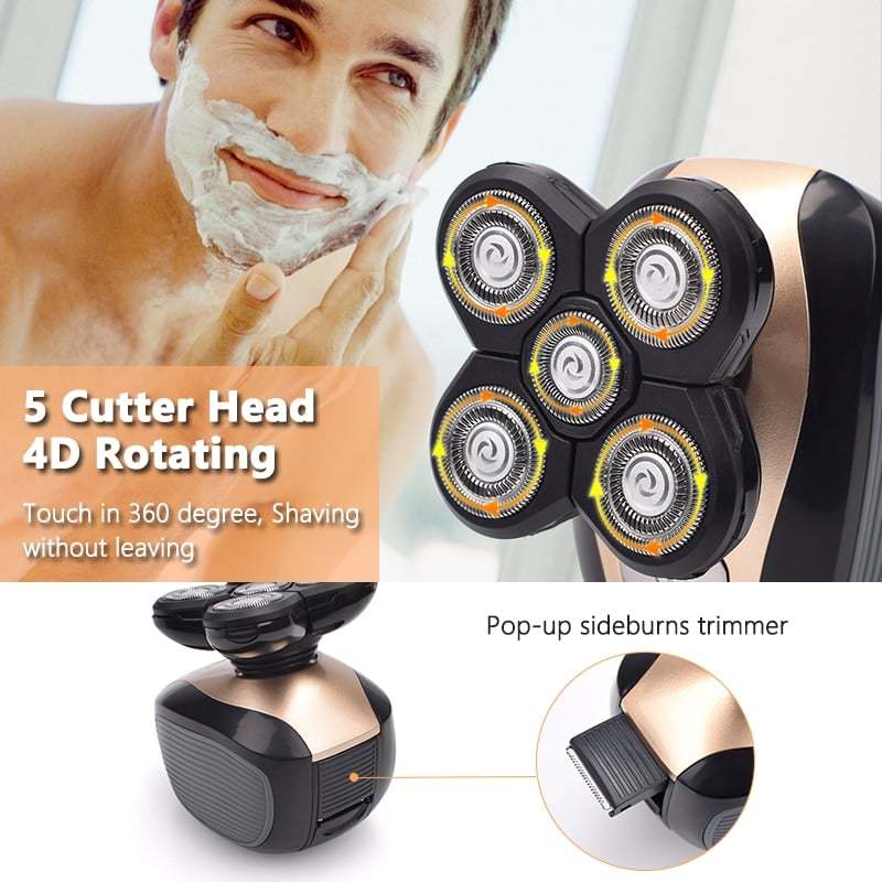🔥Last Day 49% OFF - 🔥5 In 1 Effortless Head Shaving: Must-Have Shaver For Bald Guys💥 