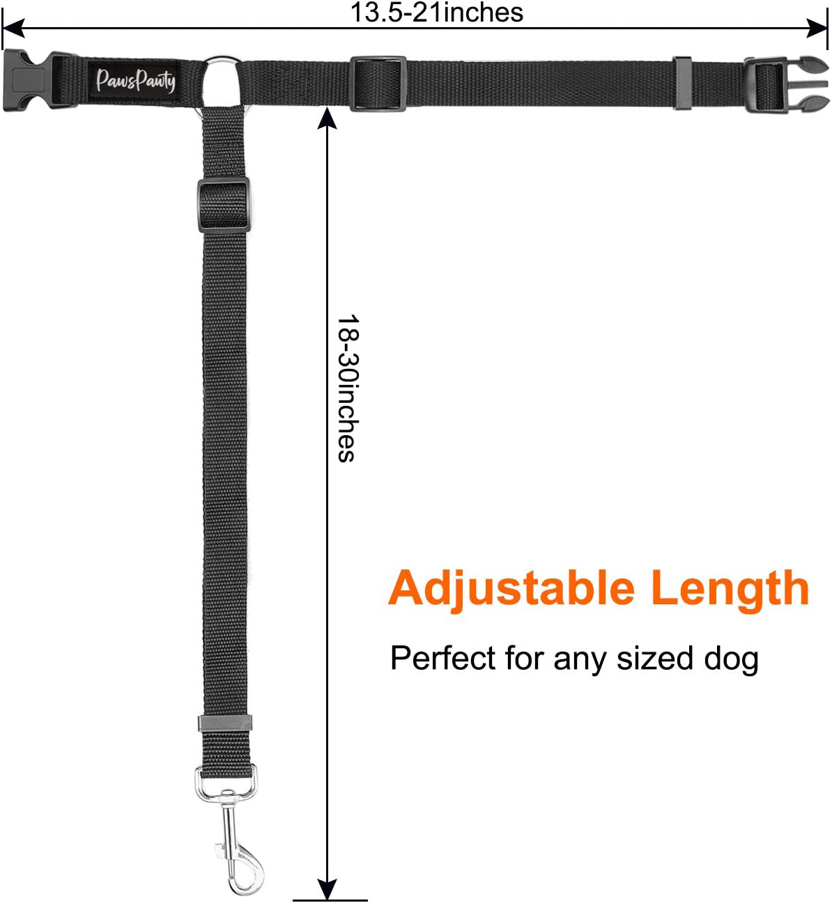 Headrest Adjustable Car Dog Leash