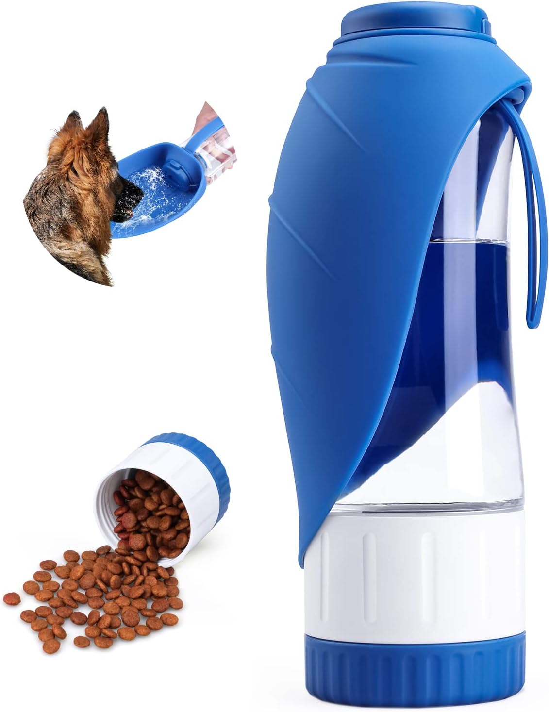 2 in 1 Multifunction Portable Dog Water Bottle