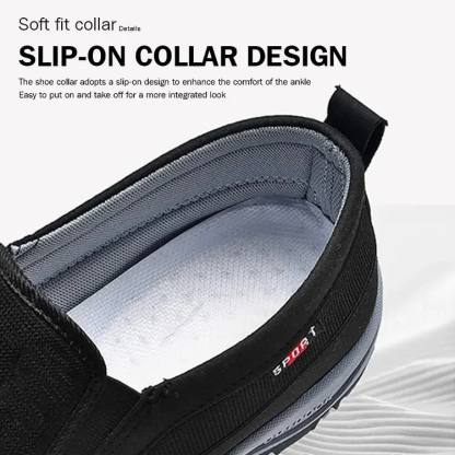 Men's Arch Support Breathable Orthopedic Loafers Lightweight Non-Slip Walking Shoes (Medical Certification)-PLAWLTD