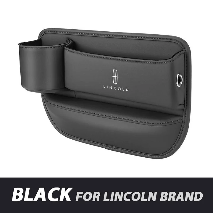 ✨Hot Selling Products of 2025🔥Exclusive Logo Leather Car Seat Storage Box With Water Cup Holder