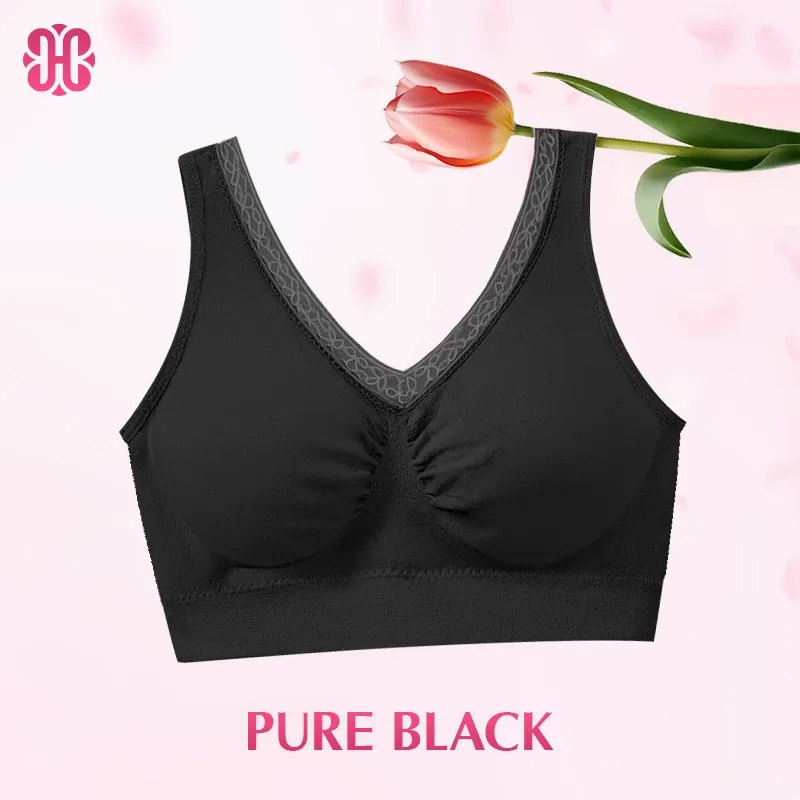 Pure Cotton Buttonless Comfy Lifting Bra