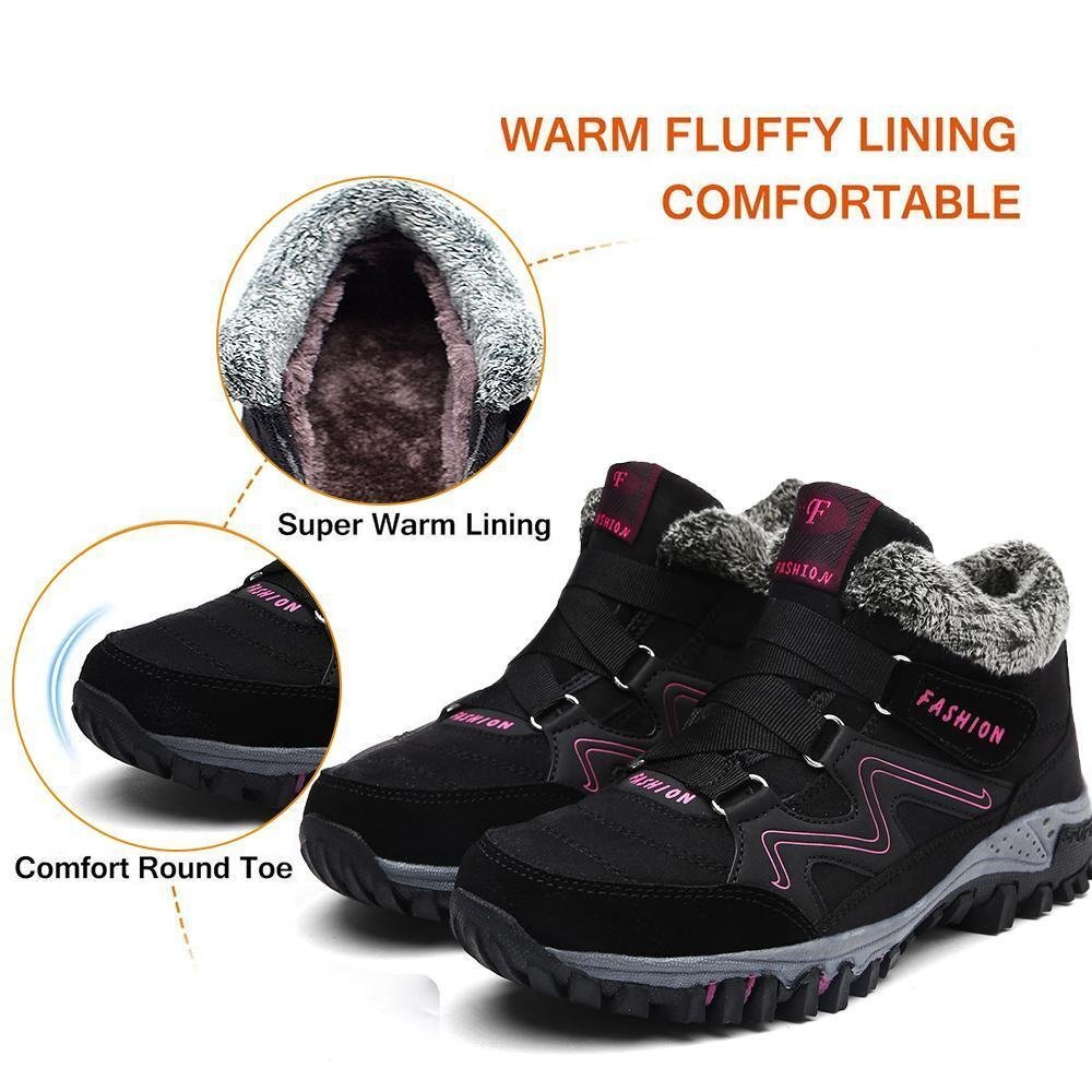 ❄️Winter Thermal Villi Leather Slip On High Top Walking Boots FOR MALE & FEMALE.