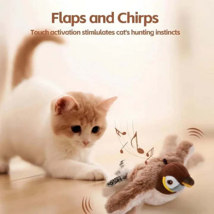 🔥HOT SALE - 🐾Simulated Sparrow Cat Toy