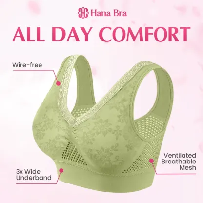 Pure Cotton Buttonless Comfy Lifting Bra