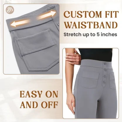 🔥LAST DAY 49% OFF - Women's Casual High Waist Stretch Pants