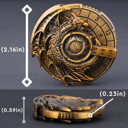 🎲2025 Newest-Metal Dragon Compass Dice🐉