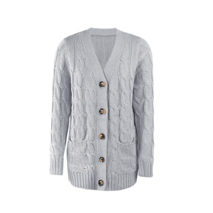 Wool Lovers’ Favorite – Women’s Wool Blend Button-Down Cardigan with Pockets