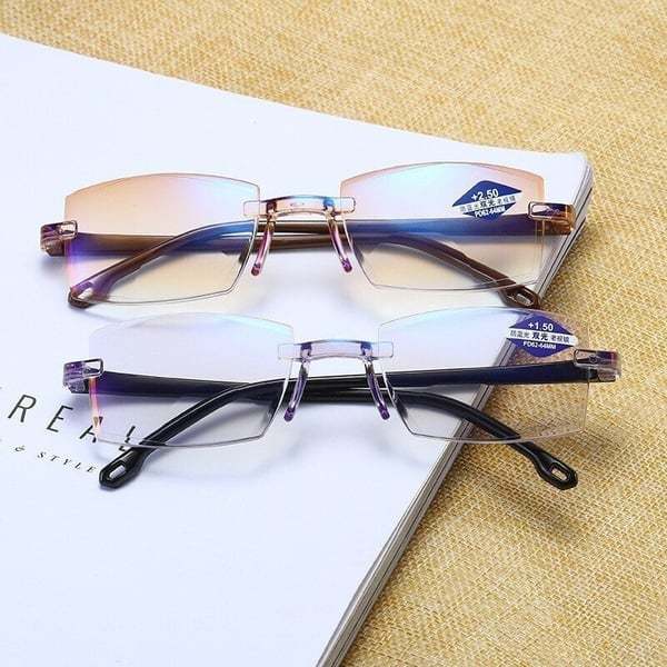 🎁Last Day Promotion 49% OFF🔥2025 New Sapphire high hardness anti blue light intelligent dual focus reading glasses👓(Almost Sold Out! ⏳)-PLAWLTD