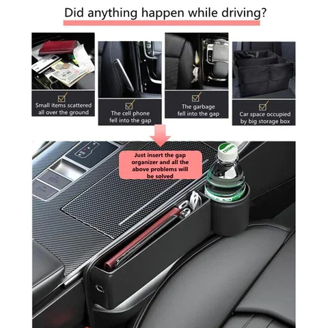 🔥Starting from 50% off🔥Exclusive Logo Leather Car seat Storage Box-PLAWLTD