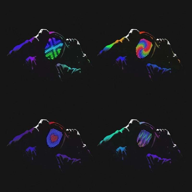 👻LED Halloween mask with app control-PLAWLTD