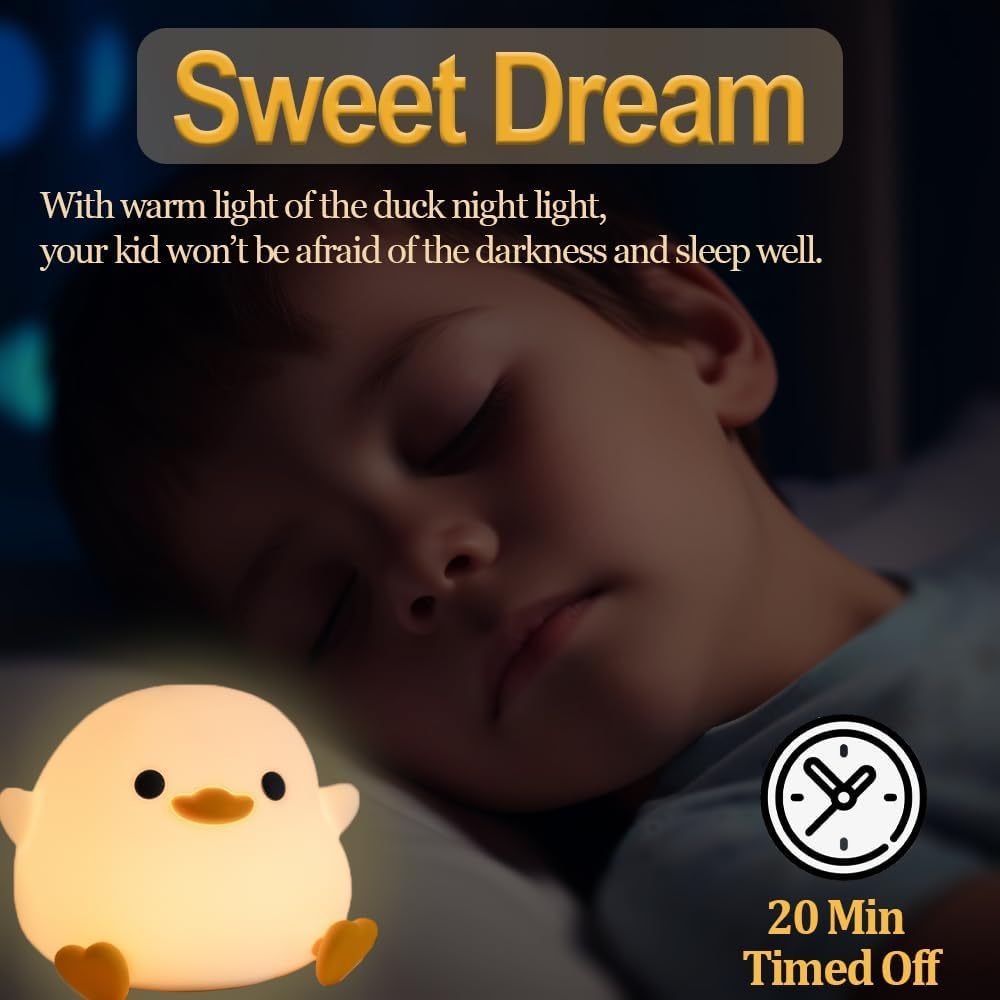 🦆 Little Duck Night Light | Cozy Glow for Sweet Dreams🛌