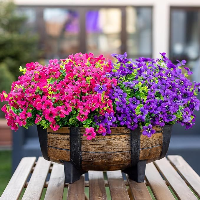 Rain & Sun Proof British Blooms - UV GuardTM Fade-Free Colourful Artificial Flower-PLAWLTD