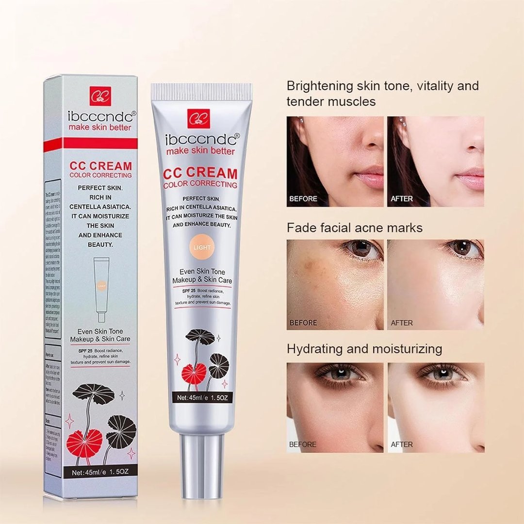 Hydrating CC Cream Foundation with Centella Asiatica-PLAWLTD