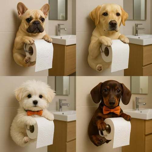 🔥LAST DAY SALE 49% OFF 🐶Dog Paper Holder-PLAWLTD