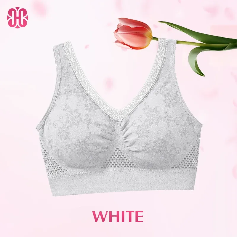 Pure Cotton Buttonless Comfy Lifting Bra