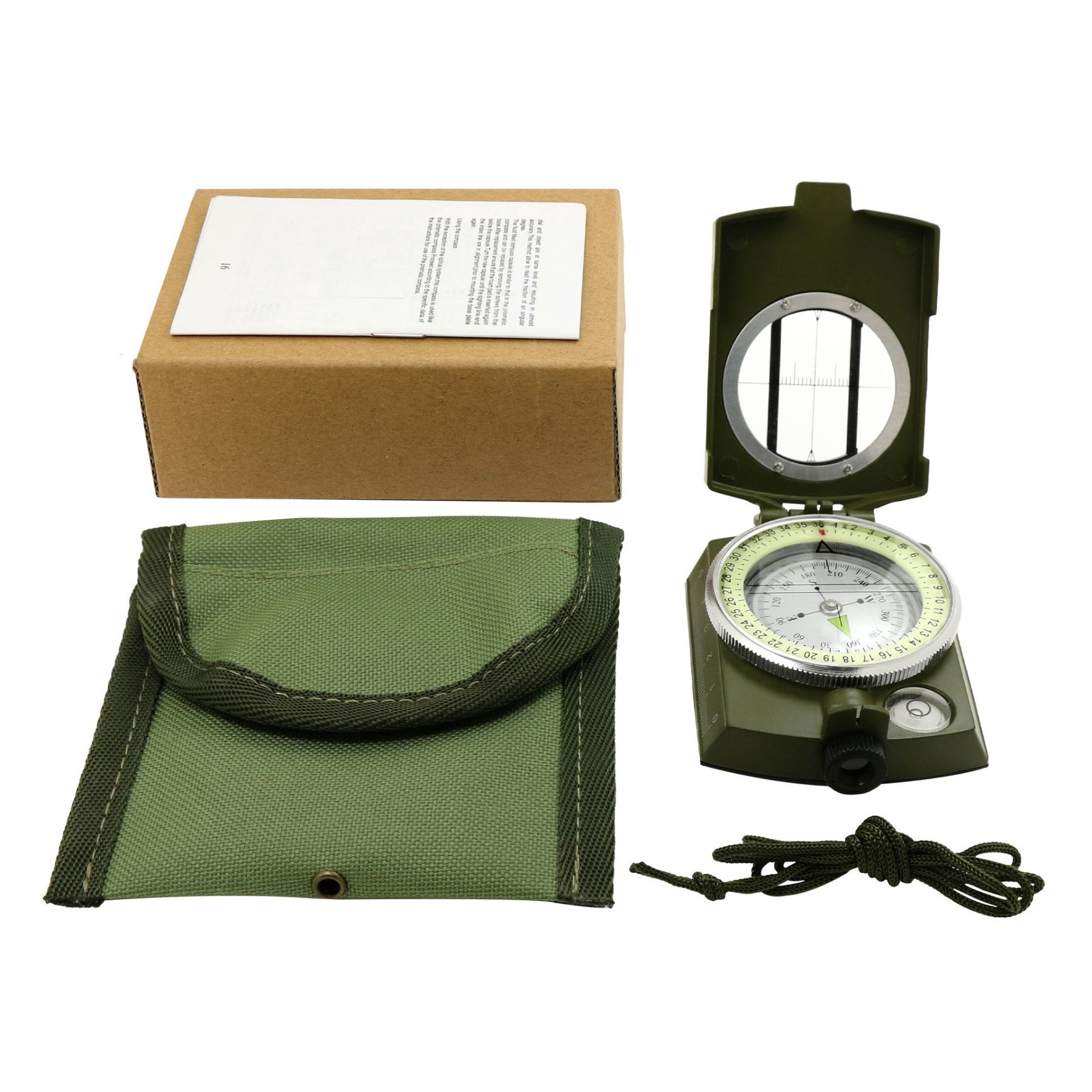 🔥Multifunctional Military Aiming Navigation Compass Compass