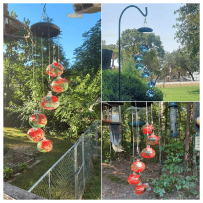🎉CHARMING WIND CHIMES HUMMINGBIRD FEEDERS