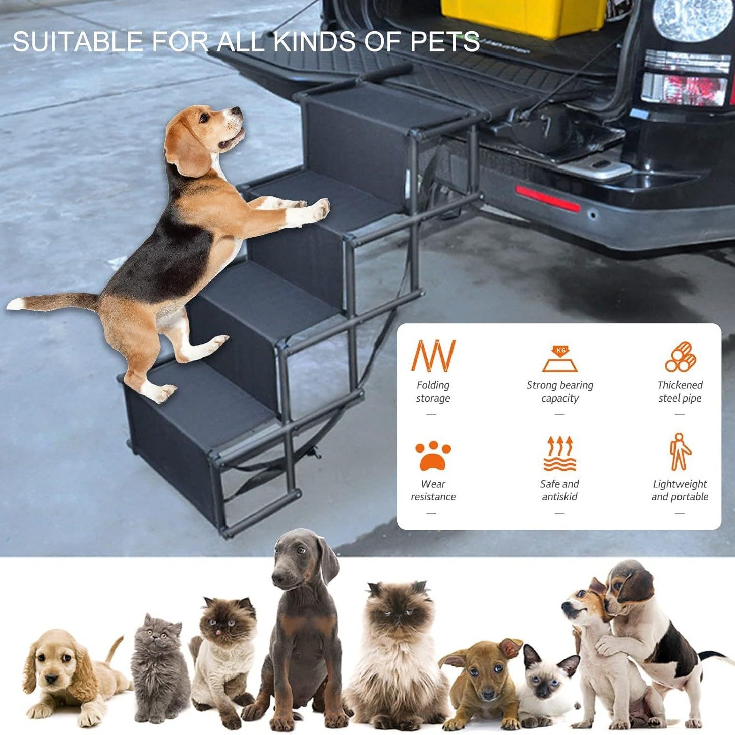 Pet Stairs for Car - Free Shipping-PLAWLTD