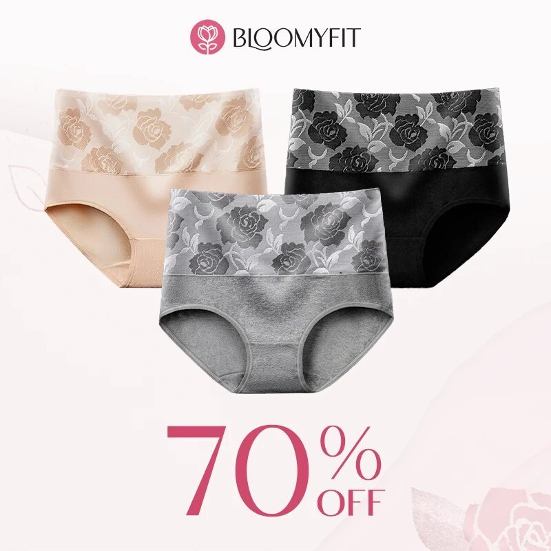 BloomyFit - High Waist Leakproof & Comfortable Panties-PLAWLTD