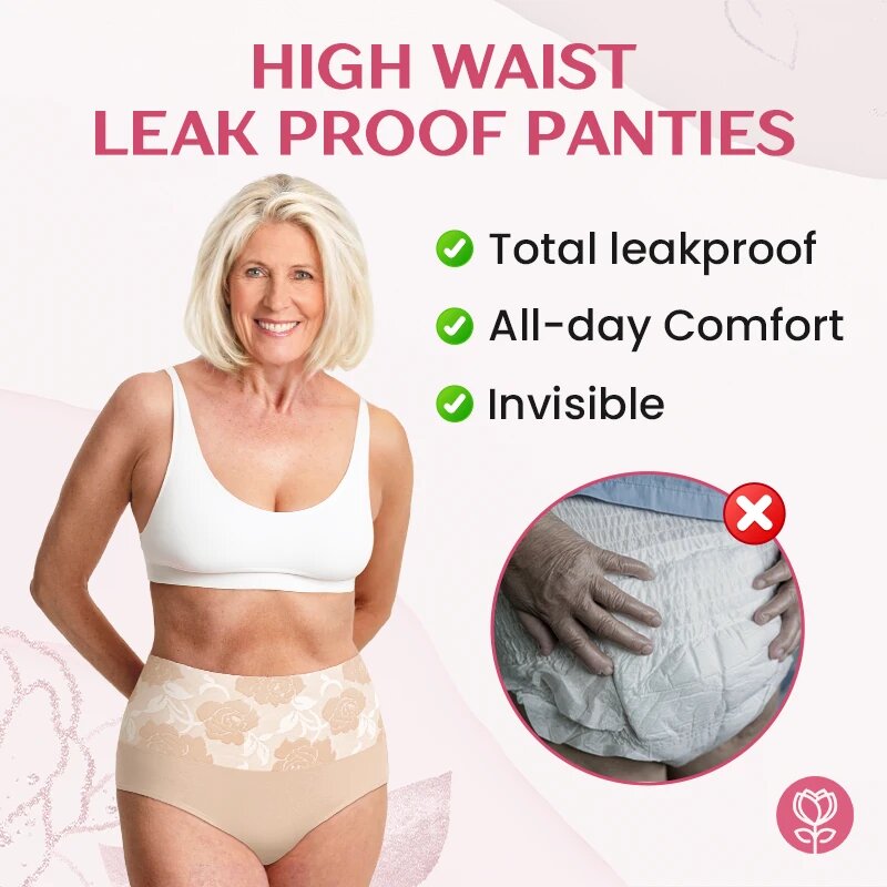 BloomyFit - High Waist Leakproof & Comfortable Panties-PLAWLTD
