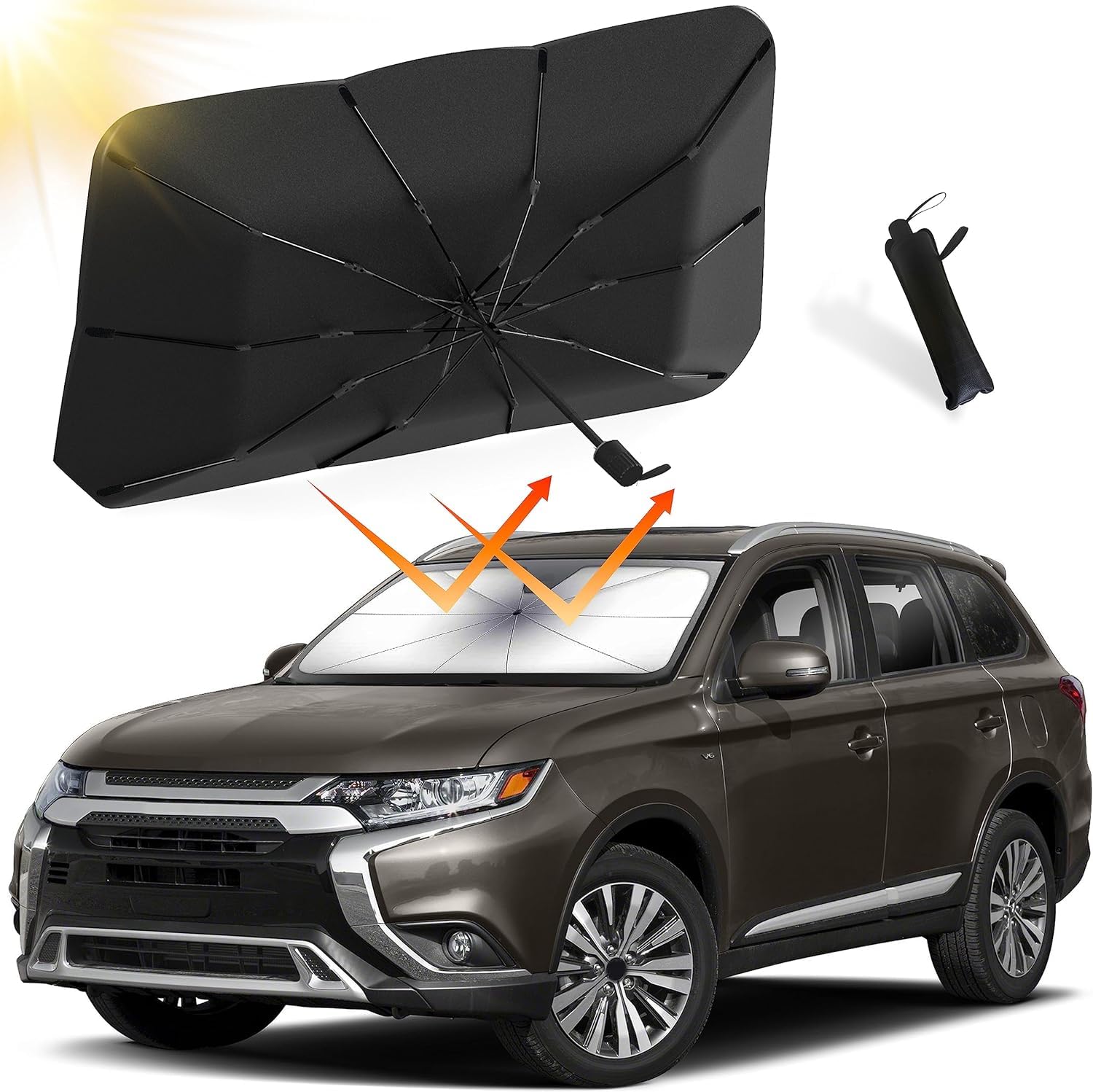 Car Sun Shade Windshield Cover Umbrella-PLAWLTD