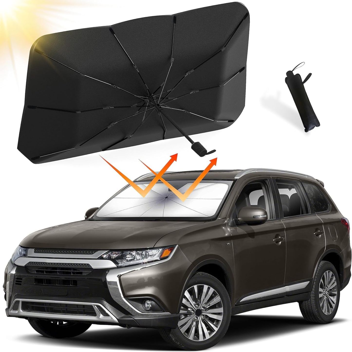 Car Sun Shade Windshield Cover Umbrella-PLAWLTD