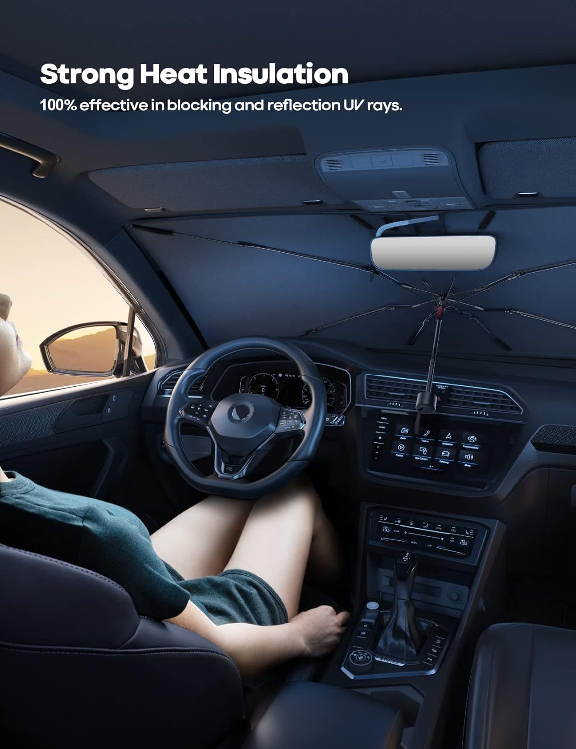 Car Sun Shade Windshield Cover Umbrella-PLAWLTD