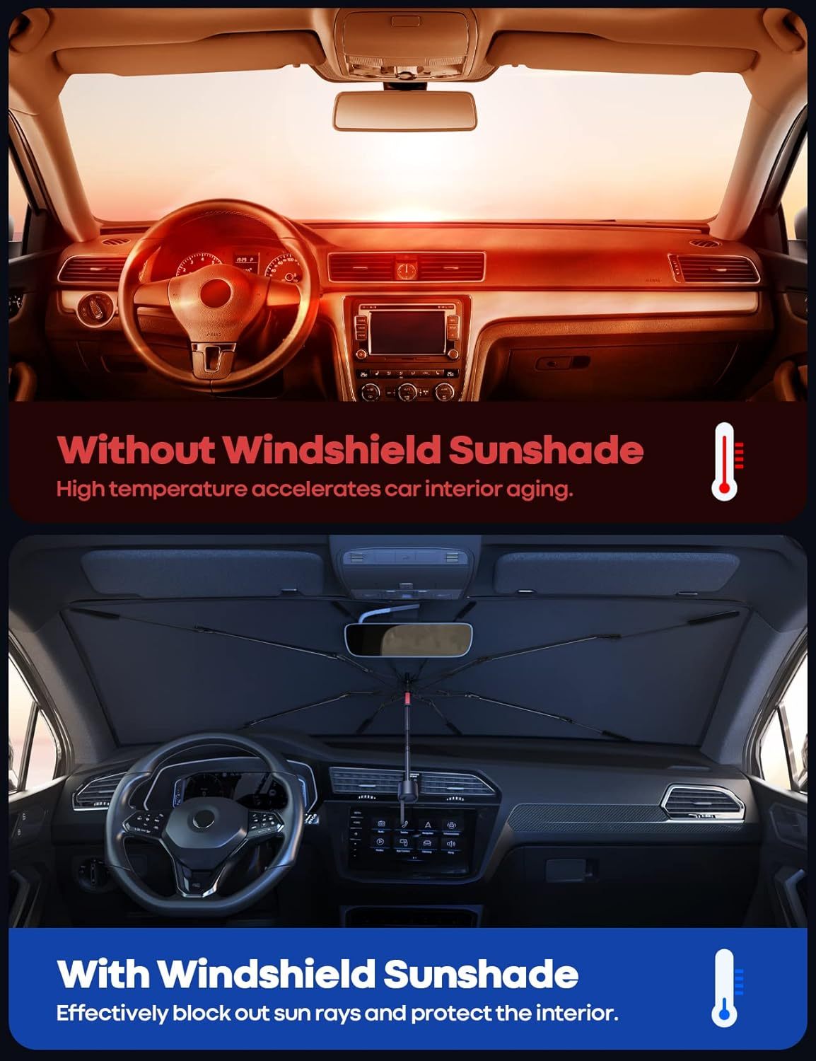 Car Sun Shade Windshield Cover Umbrella-PLAWLTD