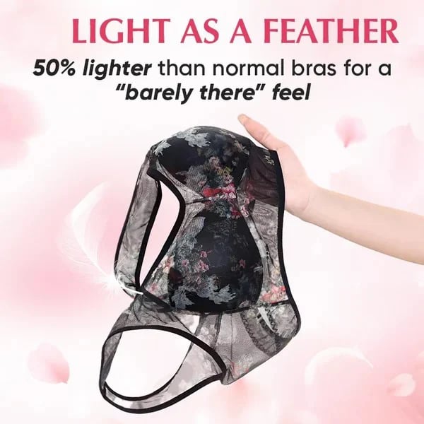  Ice Silk Lace Cooling Comfort Bra | Light as a feather