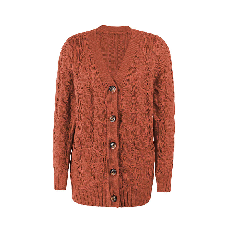 Wool Lovers’ Favorite – Women’s Wool Blend Button-Down Cardigan with Pockets