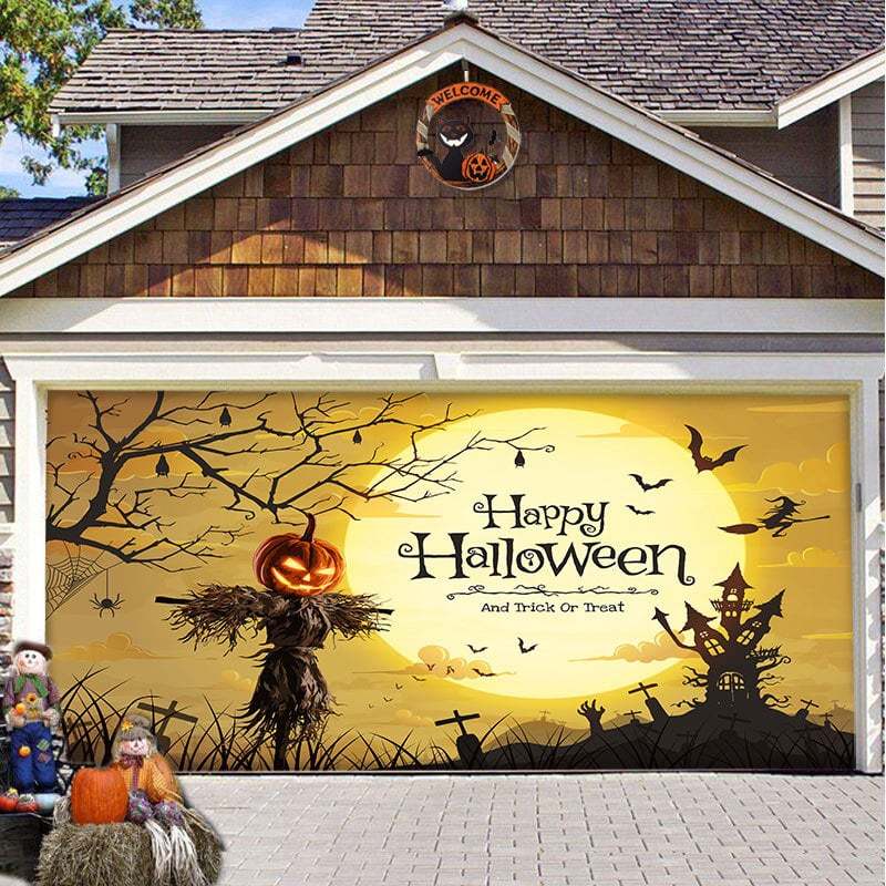 🔥Halloween Hot Sale 49% OFF⏰💖Halloween Garage Door Decoration-PLAWLTD