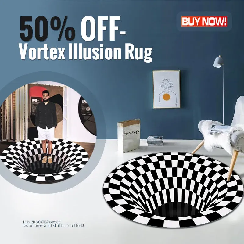50% OFF - VORTEX ILLUSION RUG