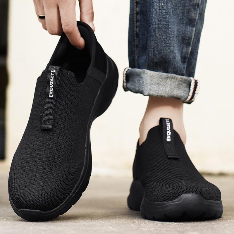 Men's Orthopedic Support Slip-on Shoes for Plantar Fasciitis, Anti-Sprain Walking Sneakers (Medical Certification)-PLAWLTD